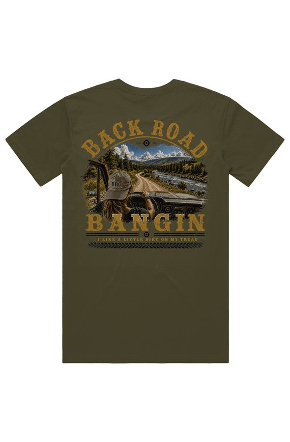 Back Road Bangin™ Signature Tee – Female Driver 