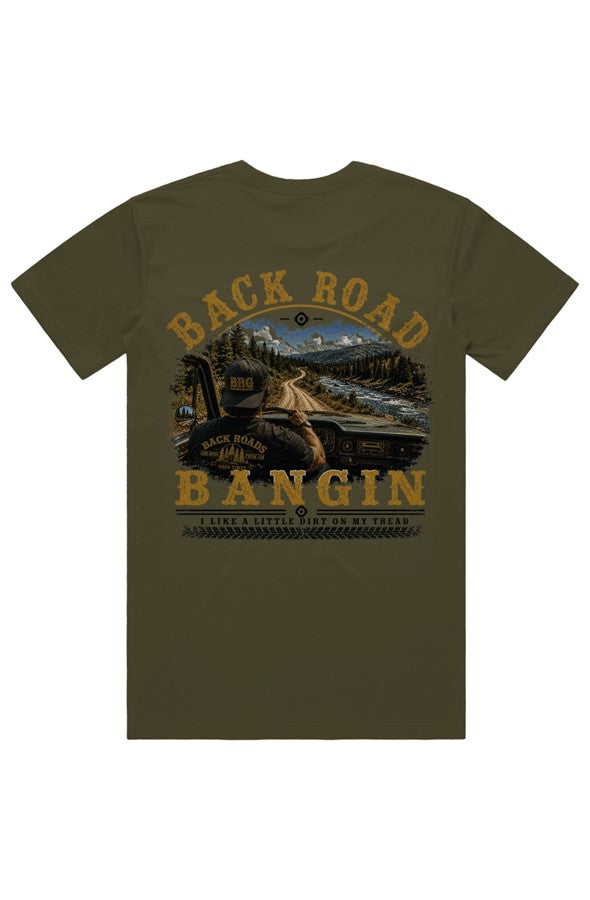 Back Road Bangin™ Signature Tee – Male Driver