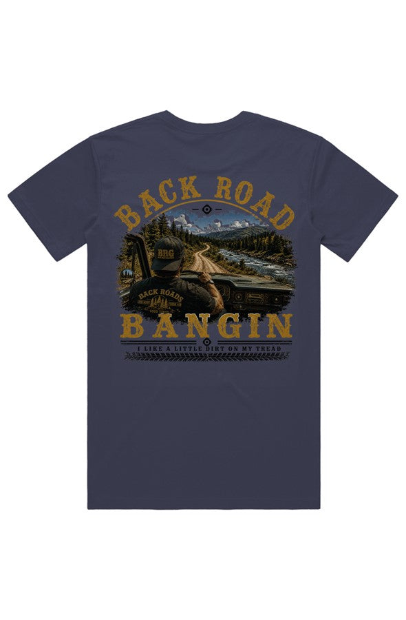 Back Road Bangin™ Signature Tee – Male Driver