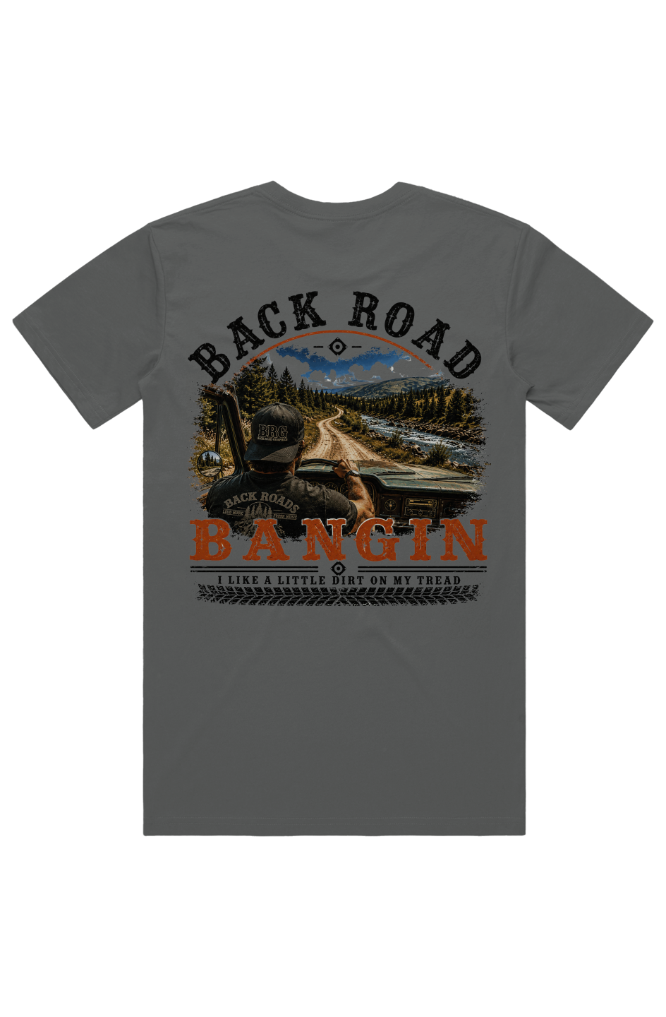 Back Road Bangin™ Signature Tee – Male Driver