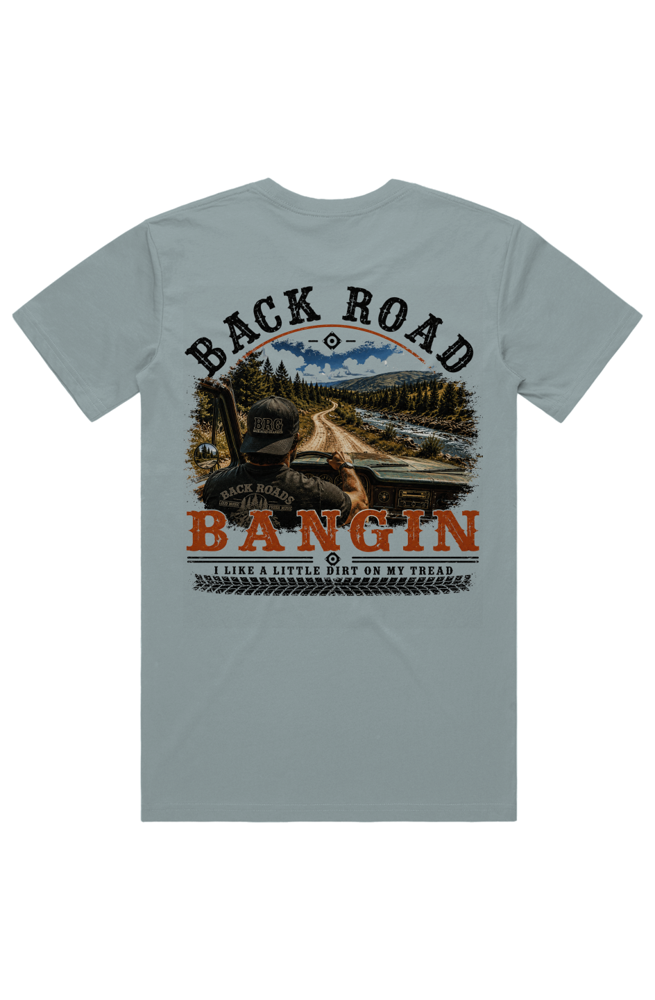 Back Road Bangin™ Signature Tee – Male Driver