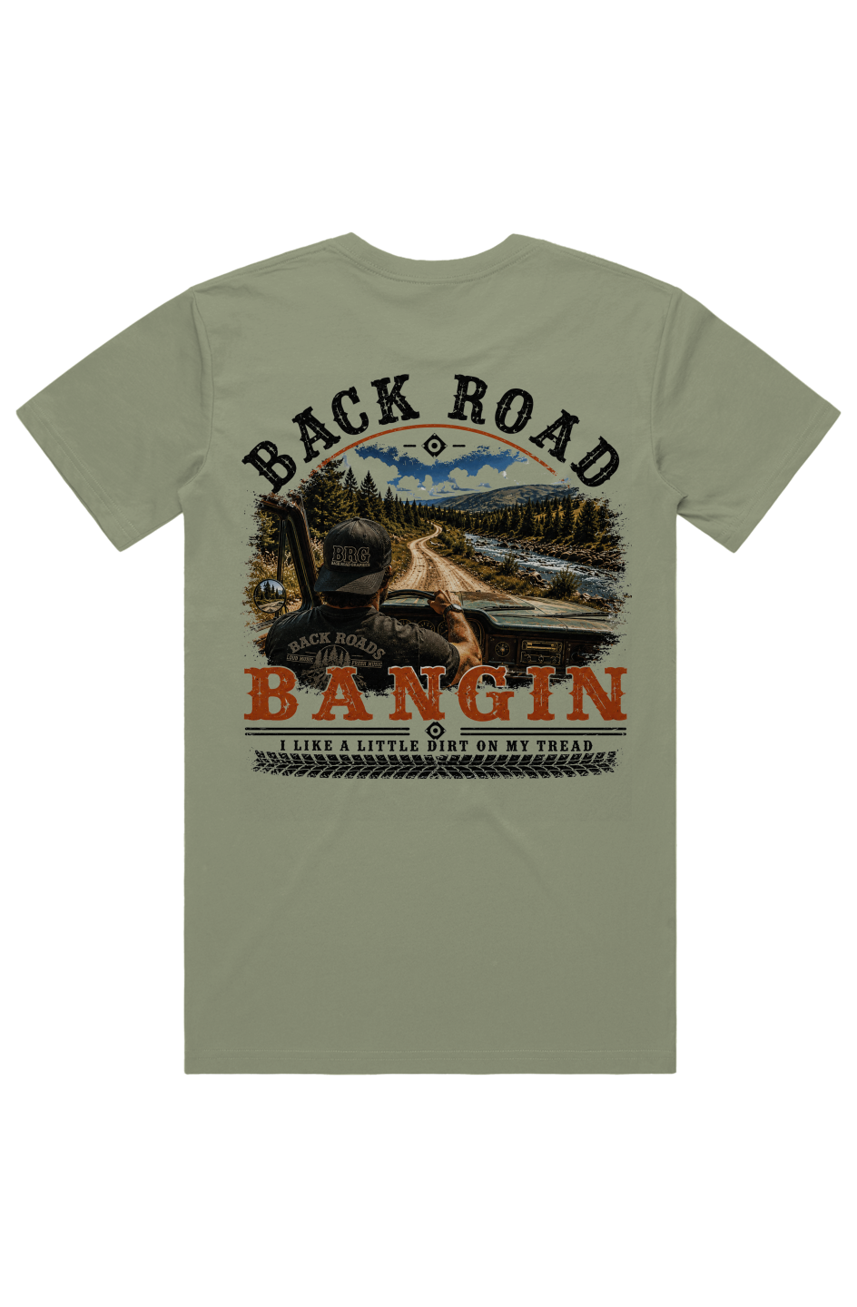 Back Road Bangin™ Signature Tee – Male Driver