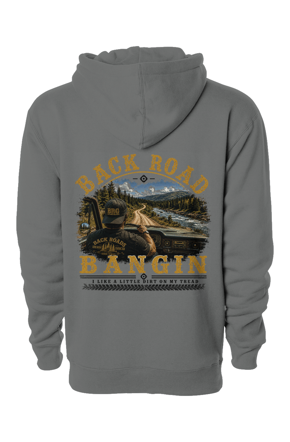 Back Road Bangin™ Signature Heavyweight Hoodie - Male Driver