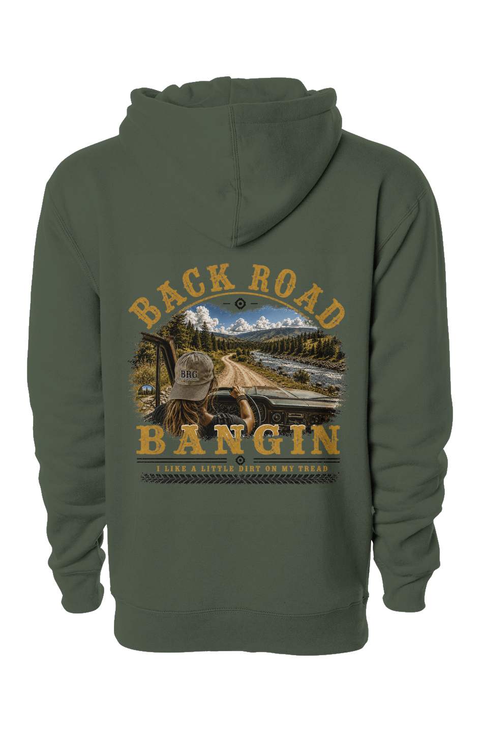 Back Road Bangin™ Signature Heavyweight Hoodie - Female Driver