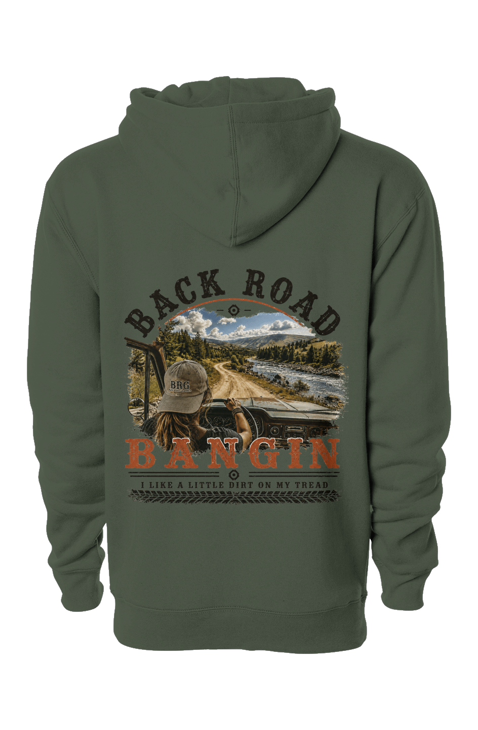 Back Road Bangin™ Signature Heavyweight Hoodie - Female Driver