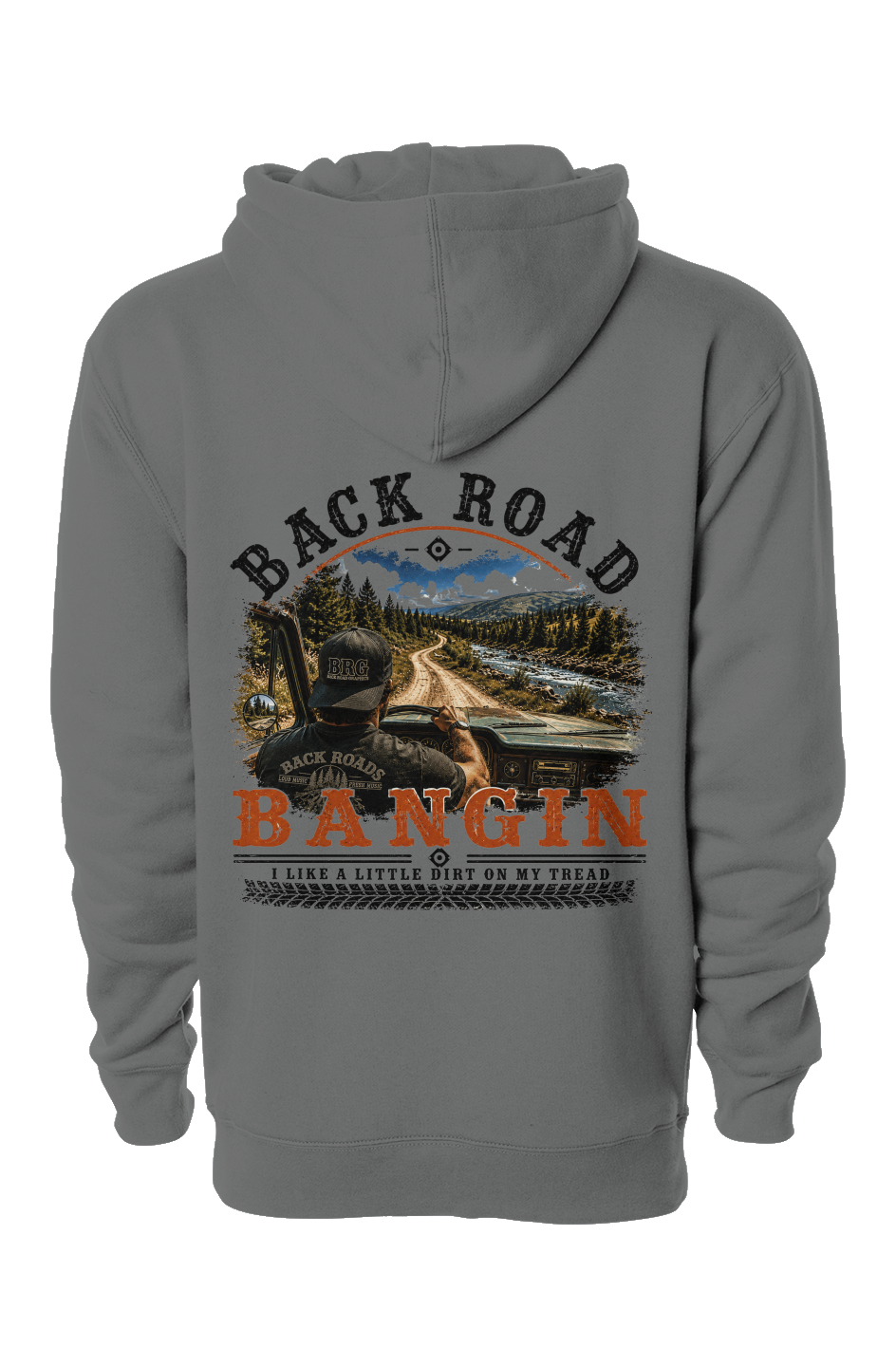Back Road Bangin™ Signature Heavyweight Hoodie - Male Driver