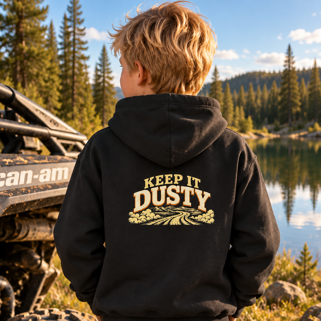 Keep It Dusty Youth Hoodie